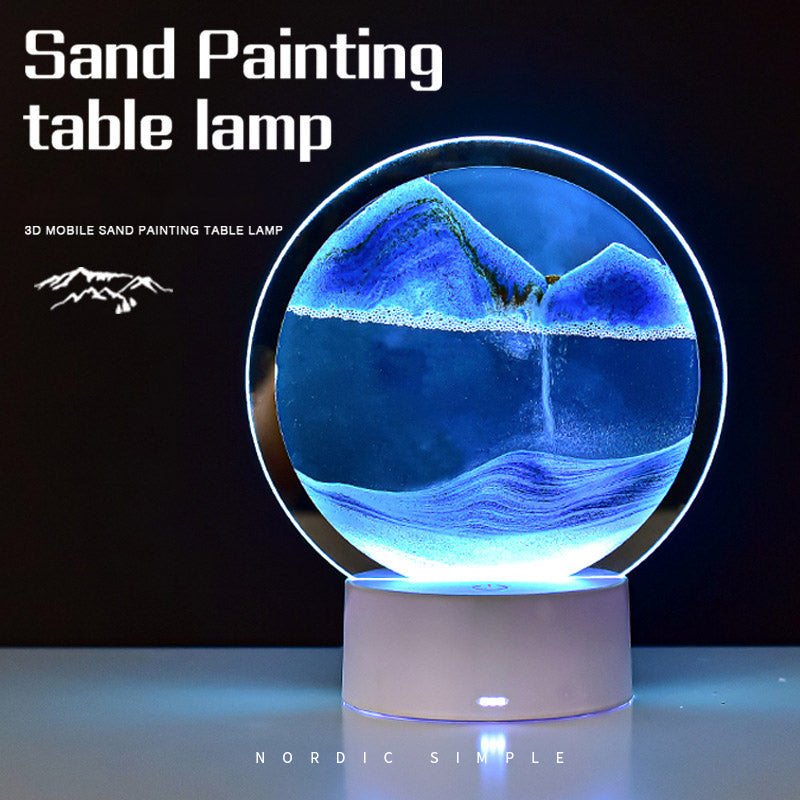 Sand Painting Table Lamp