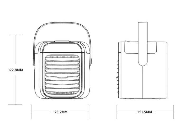 Desktop Water Cooling Fan