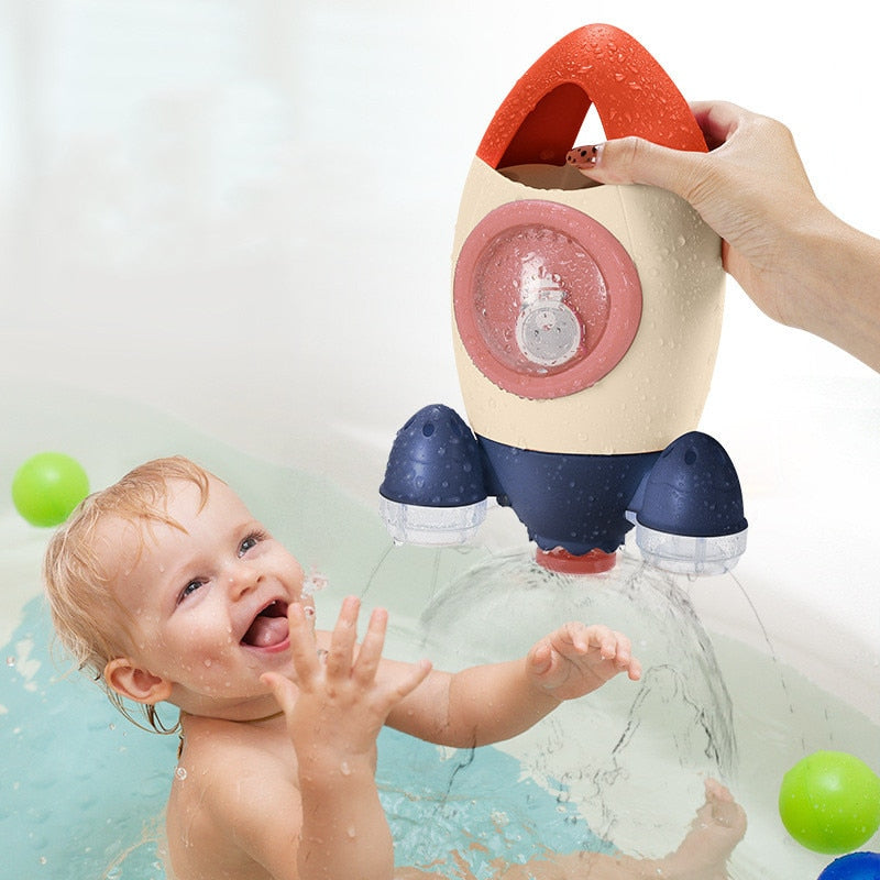 Spinning Rocket Bath Toy